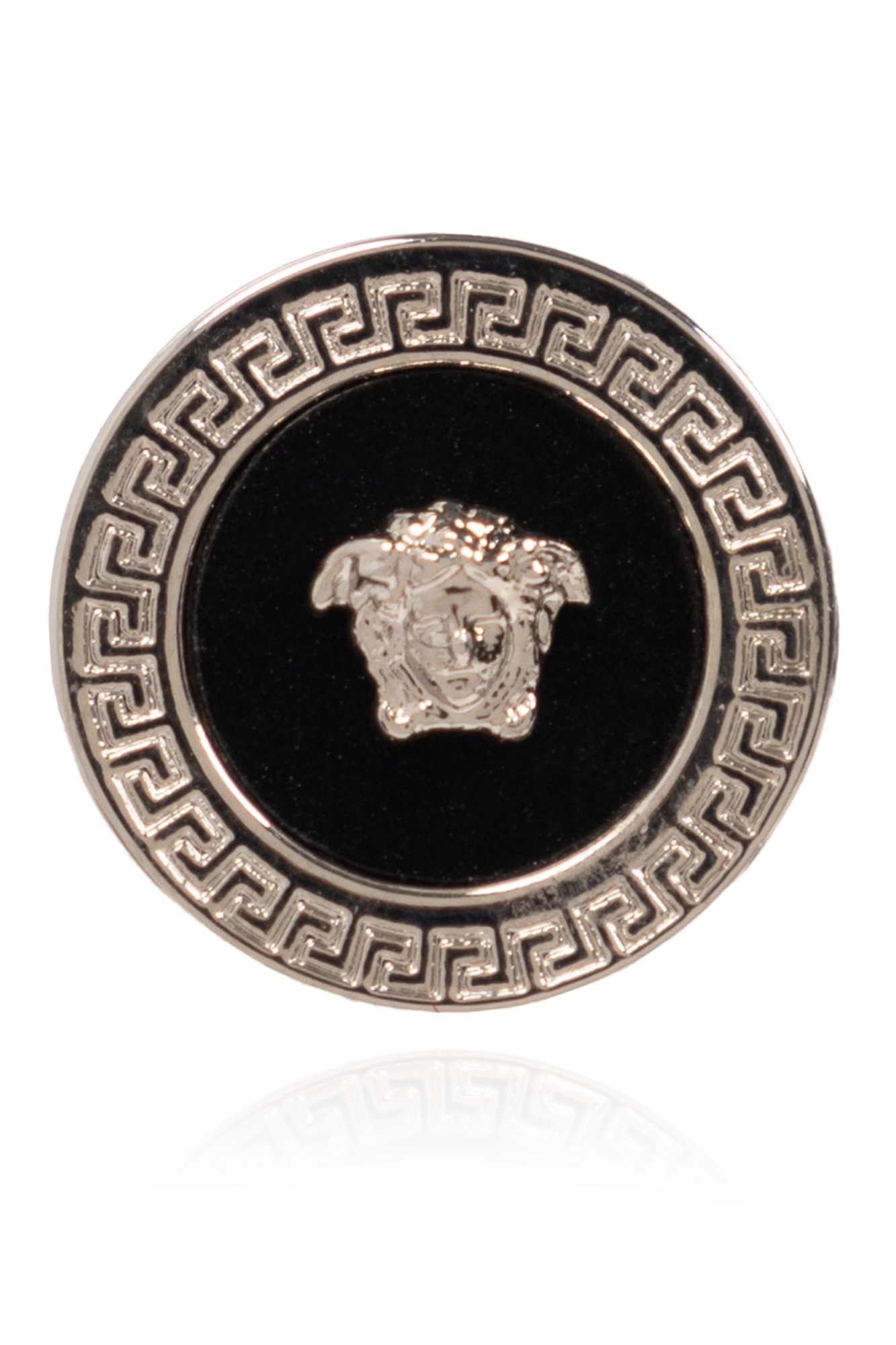 VERSACE ゴールドピアス ☆【展示品】40%OFF☆ NEW $650 VERSACE Gold Tone Brass MEDUSA LOGO Large HOOP
